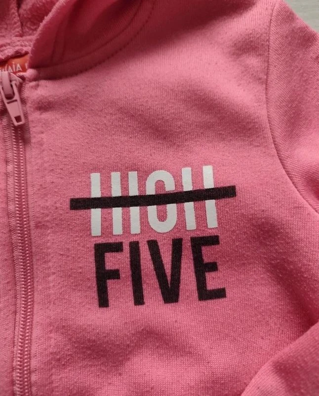 Pink zip-up jacket 🦄 Size 4 years 🦄 Tissaia – photo 3